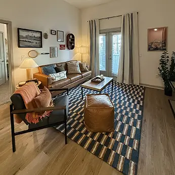 Furnished living room